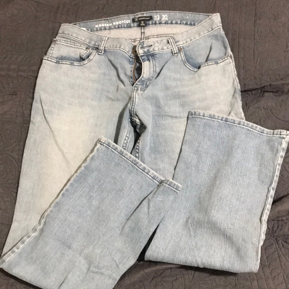 Light blue jeans